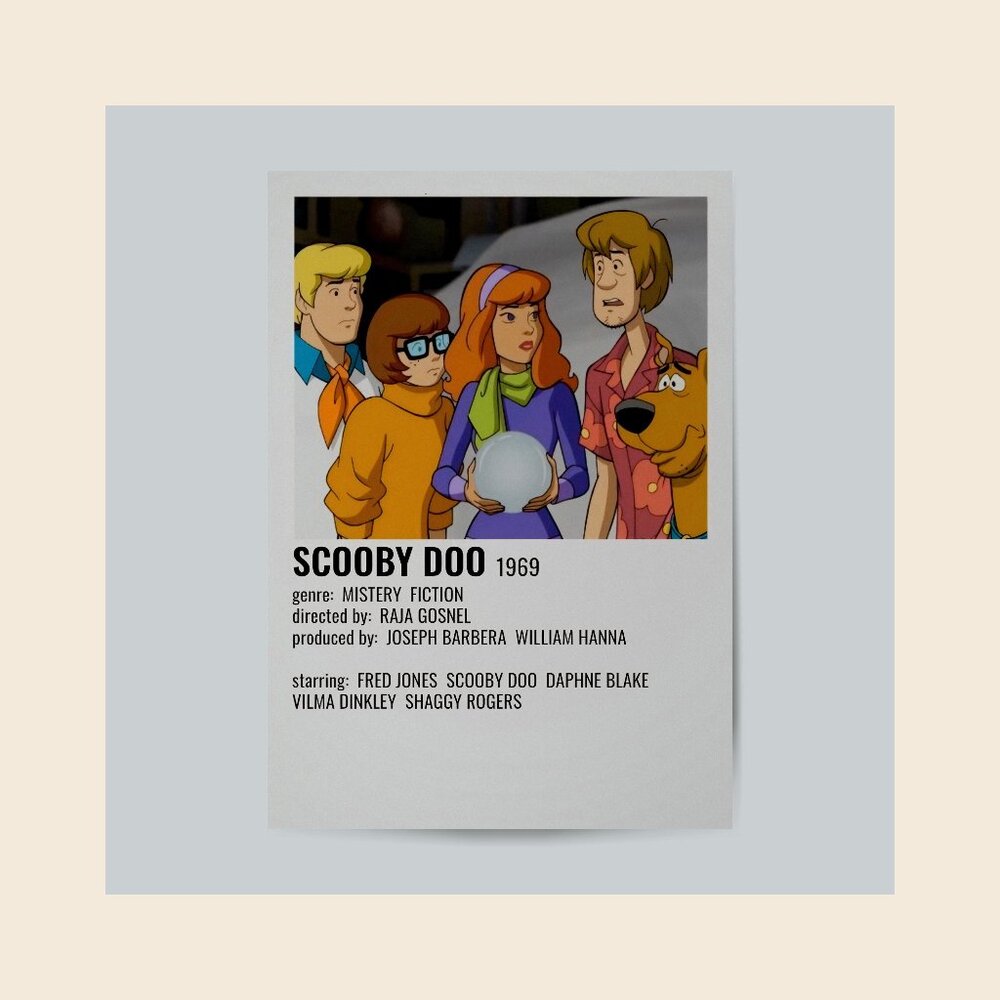 Scooby Doo Poster - Retro Movie Poster_ 165